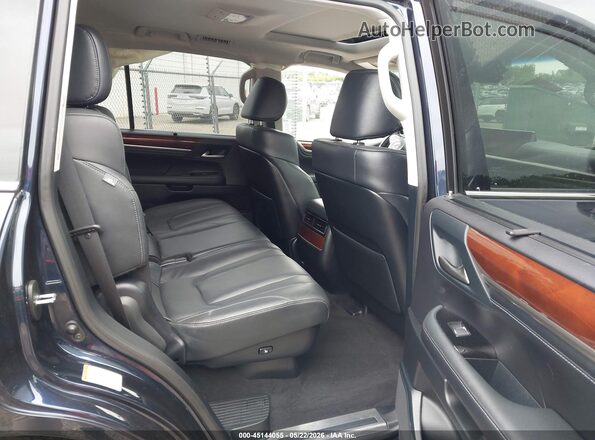 JTJFY7AX3M4335336 2021 LEXUS LX 570 Dark Blue VIN կոդի պիտակի տեսք
