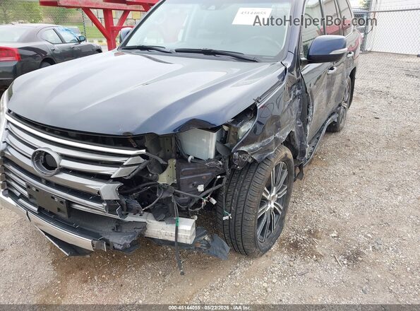 JTJFY7AX3M4335336 2021 LEXUS LX 570 Dark Blue Դիմացի տեսք