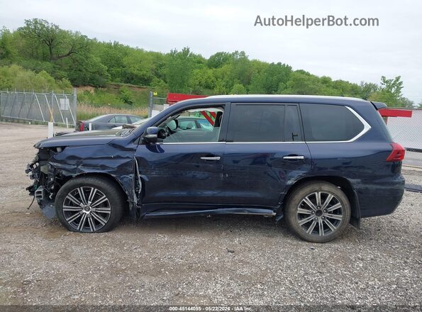 JTJFY7AX3M4335336 2021 LEXUS LX 570 Dark Blue Սալոնի 360 աստիճան տեսք