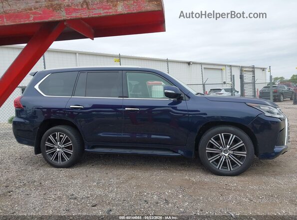 JTJFY7AX3M4335336 2021 LEXUS LX 570 Dark Blue Սալոնի հետևի տեսք