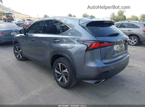 JTJGARBZ2M2186546 2021 LEXUS NX 300 Gray უკანა მარცხენა
