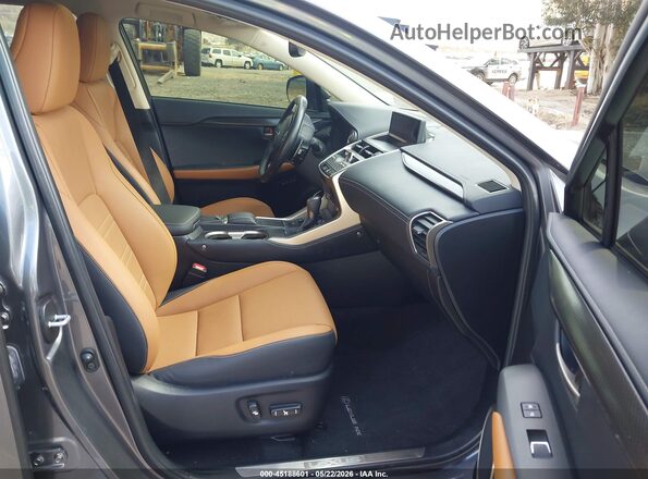 JTJGARBZ2M2186546 2021 LEXUS NX 300 Gray წინა სალონის ხედი