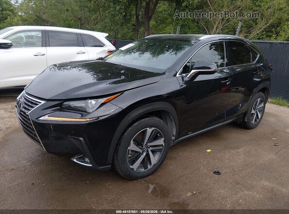 JTJGARDZ6L2225831 2020 LEXUS NX 300 Черный Передняя левая четверть