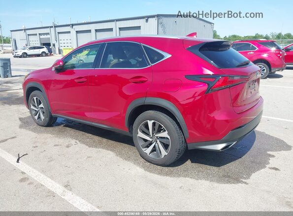JTJGARDZ8M5029082 2021 LEXUS NX 300 Red Trasero izquierdo