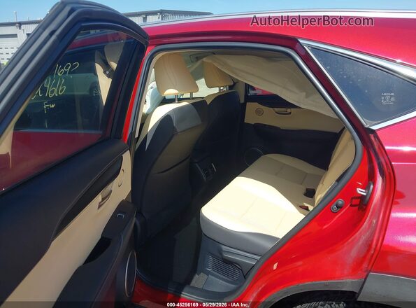 JTJGARDZ8M5029082 2021 LEXUS NX 300 Red Vista de la etiqueta del VIN