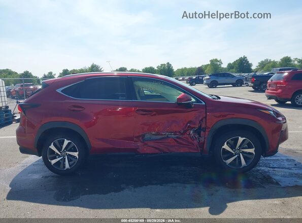 JTJGARDZ8M5029082 2021 LEXUS NX 300 Red Vista interior trasera