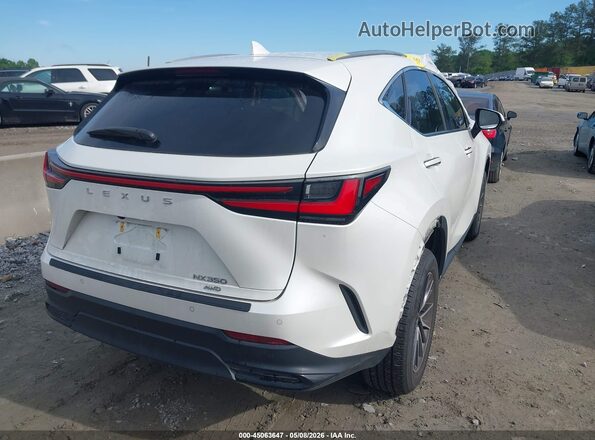 JTJGGCEZ0R2014353 2024 LEXUS NX 350 White Rear right