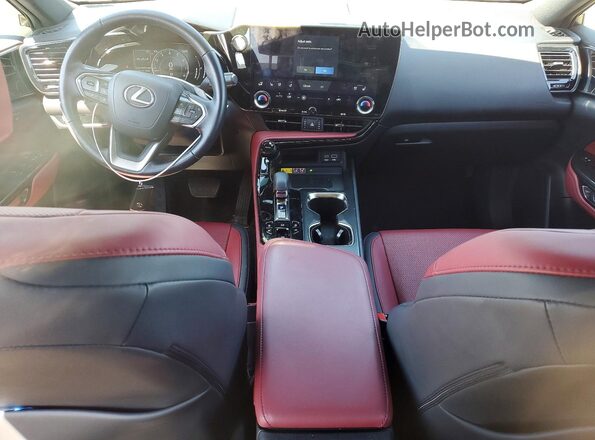 JTJGGCEZ3N5001802 2022 LEXUS NX Gray წინა პანელის ხედი