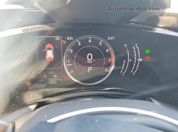JTJGGCEZ3N5001802 2022 LEXUS NX Gray ხელსაწყოთა პანელის ხედი
