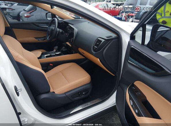JTJGGCEZ8R2014584 2024 LEXUS NX 350 White Widok wnętrza z przodu