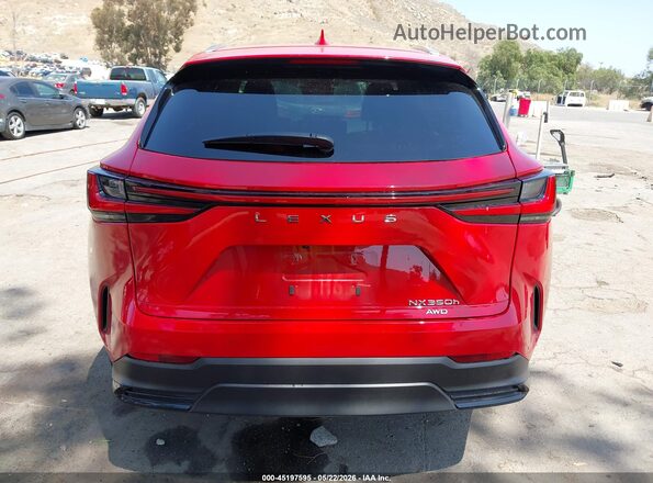 JTJGKCEZ3R2034773 2024 LEXUS NX 350H Red 