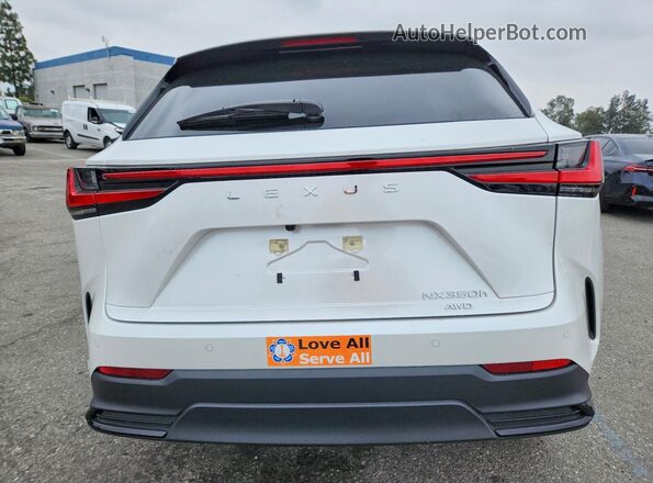 JTJGKCEZ4R5017267 2024 LEXUS NX White Вид ззаду