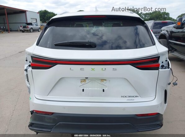 JTJGKCEZ7R5022012 2024 LEXUS NX 350H White 