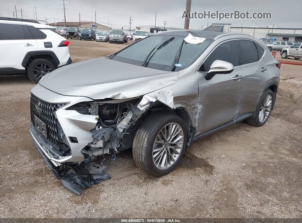 JTJHGCEZ0N5000594 2022 LEXUS NX 350 Pewter წინა მარცხენა ხედი სამი მეოთხედიდან