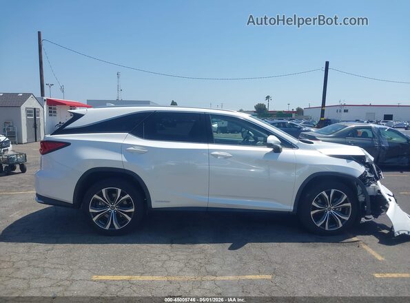 JTJHGKFA3M2015643 2021 LEXUS RX 450HL Белый Вид задней части салона