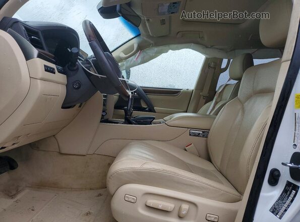 JTJHY7AX2J4257846 2018 LEXUS LX White Вид салону спереду