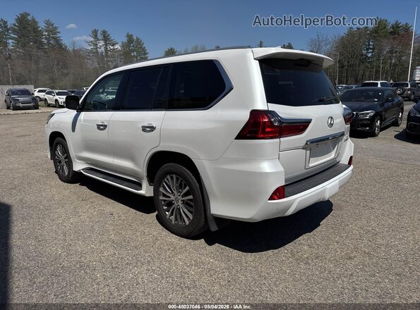 JTJHY7AX2J4263193 2018 LEXUS LX 570 Белый Задняя левая четверть