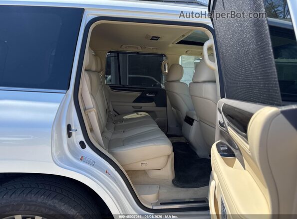 JTJHY7AX2J4263193 2018 LEXUS LX 570 Белый Вид наклейки с VIN-кодом