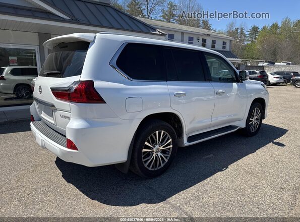 JTJHY7AX2J4263193 2018 LEXUS LX 570 Белый Задняя правая четверть