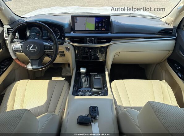 JTJHY7AX2J4263193 2018 LEXUS LX 570 Белый Вид спереди
