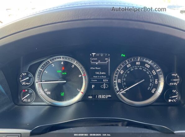 JTJHY7AX3H4246722 2017 LEXUS LX 570 Silver 