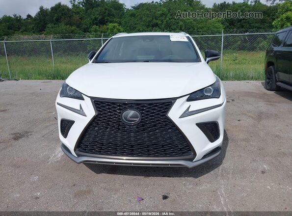 JTJSARBZ4L2166341 2020 LEXUS NX 300 White Vista del cuadro de instrumentos