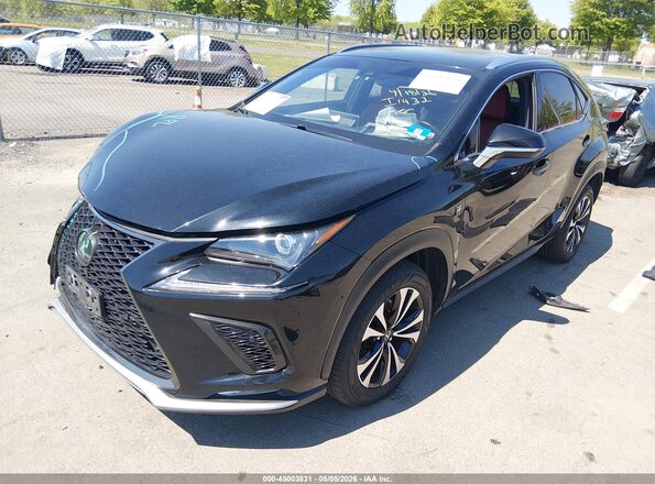 JTJSARDZ4L2236160 2020 LEXUS NX 300 Black წინა მარცხენა ხედი სამი მეოთხედიდან