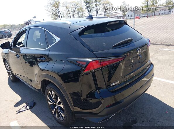 JTJSARDZ4L2236160 2020 LEXUS NX 300 Black უკანა მარცხენა