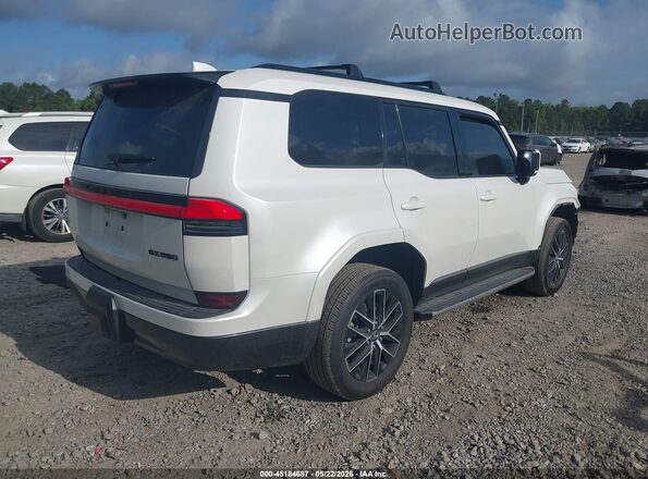 JTJTBCDX2R5035118 2024 LEXUS GX 550 White Rear right