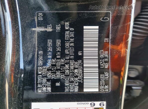 JTJTBCDX8R5017299 2024 LEXUS GX Black 