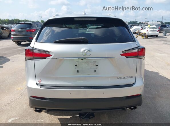 JTJYARBZ1G2027770 2016 LEXUS NX 200T Silver 