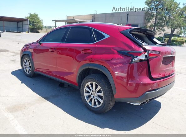 JTJYARBZ1G2043127 2016 LEXUS NX 200T Красный Задняя левая четверть