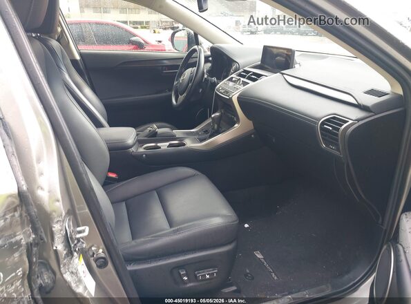 JTJYARBZ2K2154312 2019 LEXUS NX 300 Brown Front interior view