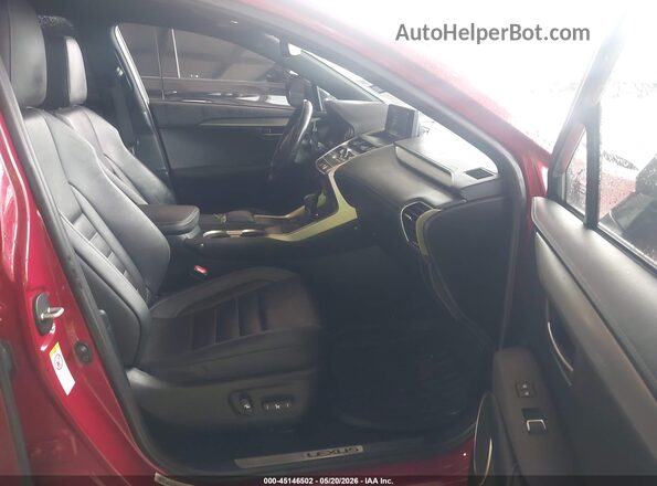 JTJYARBZ5K2127041 2019 LEXUS NX 300 Red Front interior view