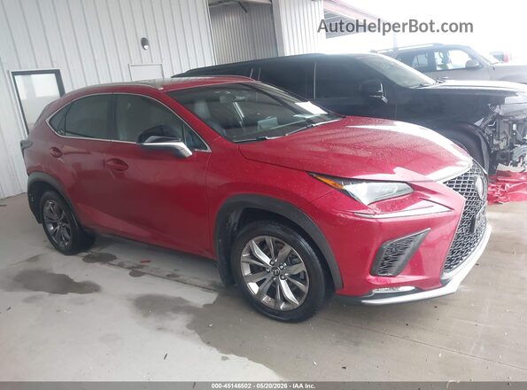 JTJYARBZ5K2127041 2019 LEXUS NX 300 Red Rear interior view