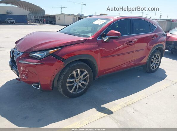 JTJYARBZ6G2046749 2016 LEXUS NX 200T Burgundy წინა მარცხენა ხედი სამი მეოთხედიდან