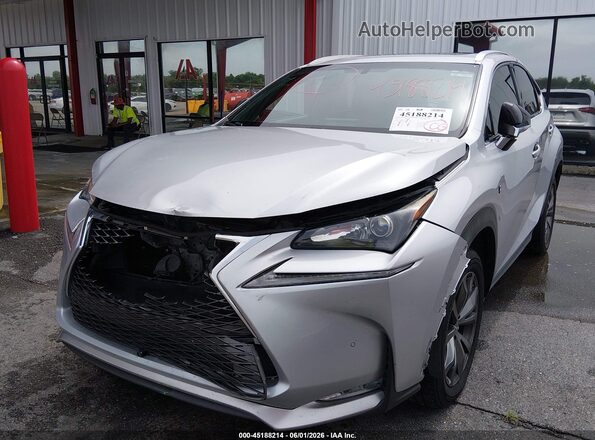 JTJYARBZ7H2074416 2017 LEXUS NX 200T Silver წინა მარცხენა ხედი სამი მეოთხედიდან