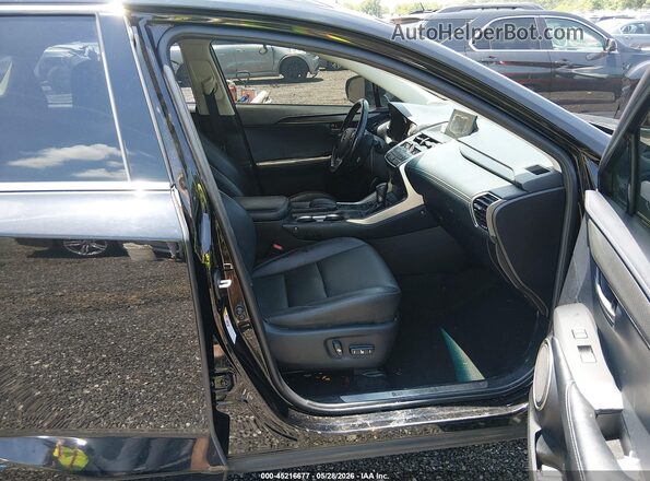 JTJYARBZ8G2035641 2016 LEXUS NX 200T Black Widok wnętrza z przodu