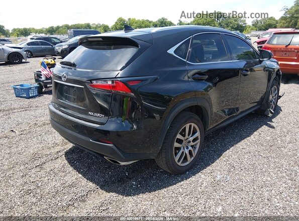 JTJYARBZ8G2035641 2016 LEXUS NX 200T Black Tył prawy