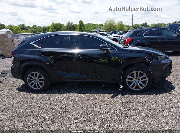 JTJYARBZ8G2035641 2016 LEXUS NX 200T Black Widok wnętrza z tyłu