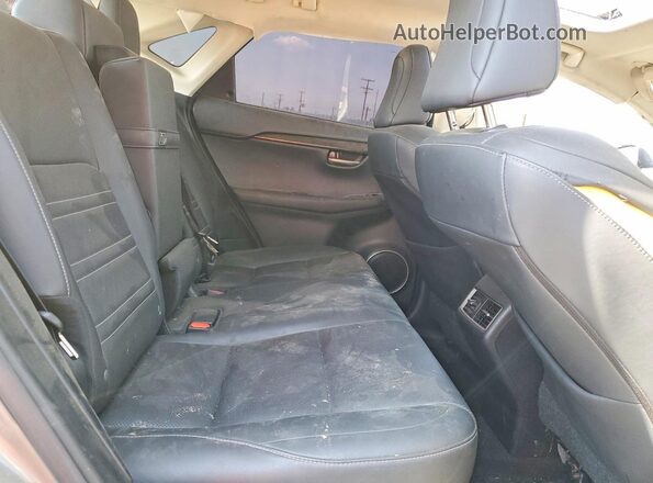 JTJYARBZXG2047726 2016 LEXUS NX Серебряный Вид задней части салона