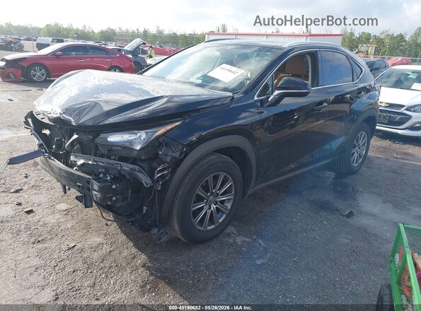 JTJYARBZXH2058825 2017 LEXUS NX 200T Black Առջևի ձախ երեք քառորդ տեսարան