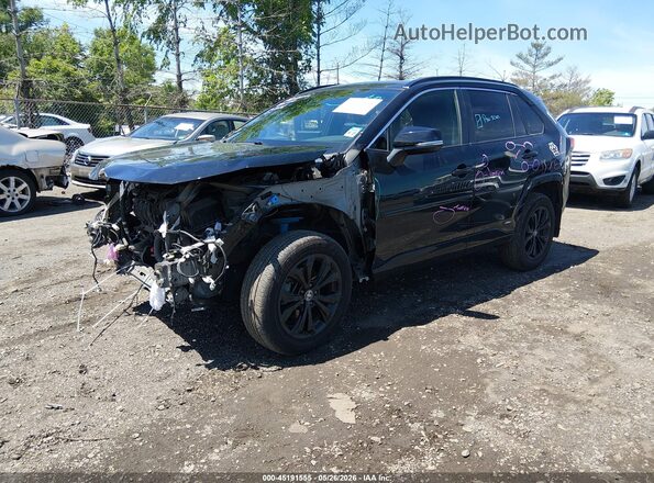 JTM16RFV0NJ022723 2022 TOYOTA RAV4 HYBRID Black Przód lewy