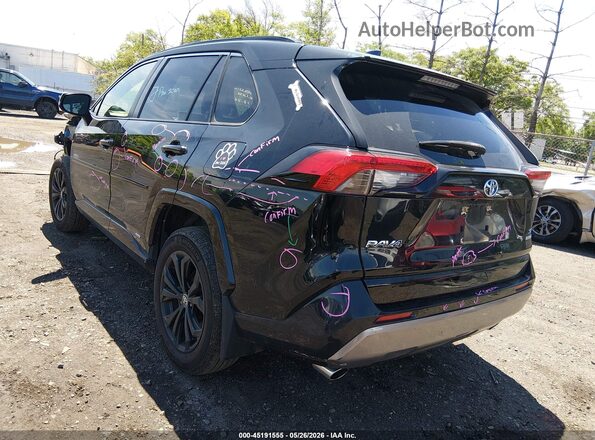 JTM16RFV0NJ022723 2022 TOYOTA RAV4 HYBRID Black Tył lewy