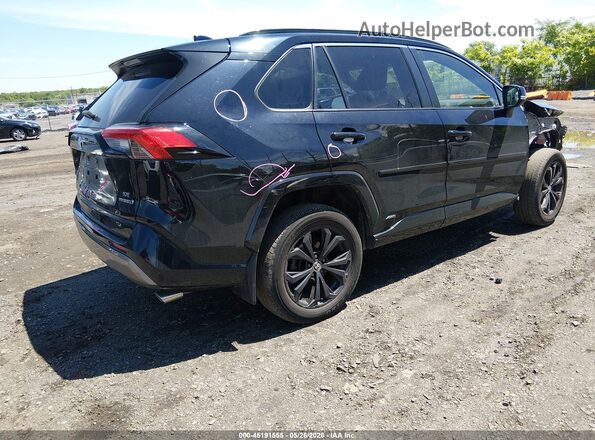 JTM16RFV0NJ022723 2022 TOYOTA RAV4 HYBRID Black Tył prawy