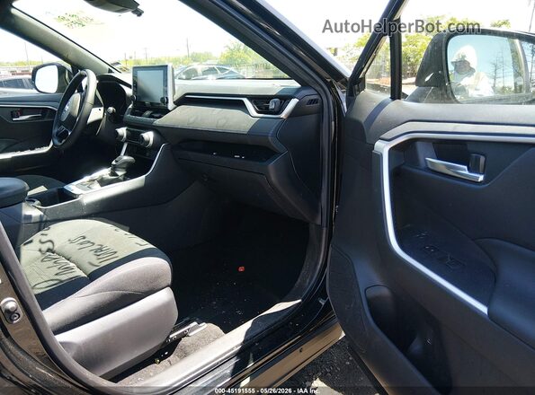 JTM16RFV0NJ022723 2022 TOYOTA RAV4 HYBRID Black Widok wnętrza z przodu