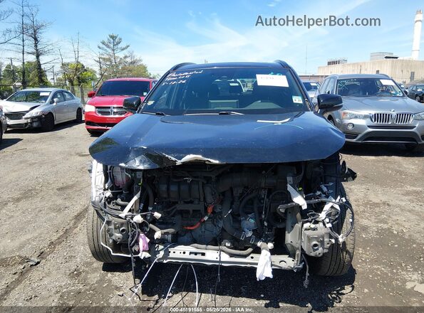 JTM16RFV0NJ022723 2022 TOYOTA RAV4 HYBRID Black Widok zestawu wskaźników