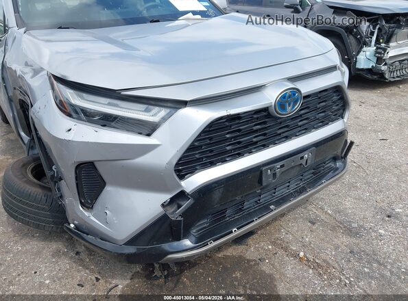 JTM16RFV1ND063814 2022 TOYOTA RAV4 HYBRID Gray Front view