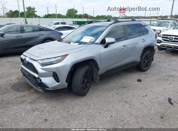 JTM16RFV1ND063814 2022 TOYOTA RAV4 HYBRID Gray Front left