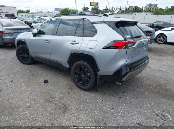 JTM16RFV1ND063814 2022 TOYOTA RAV4 HYBRID Gray Rear left